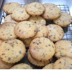 cranberry and orange shortbread