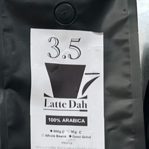 Latte Dah ‘3.5’ Own Blend Coffee Beans 500gms